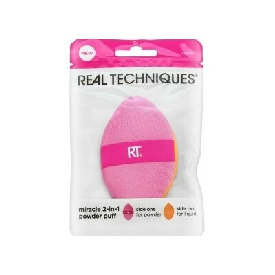 Real Techniques Miracle 2-In-1 Powder Puff houbička na pudr