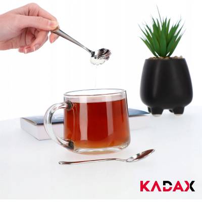 Kadax Lžička na cukr lesklá ocelová 1 ks