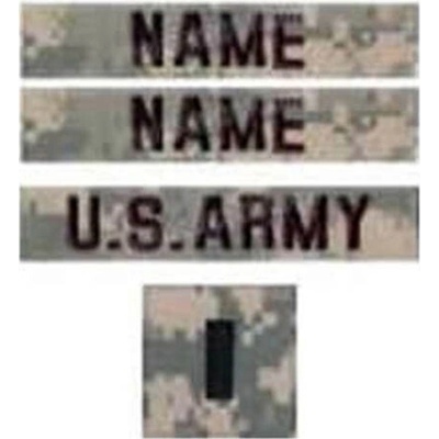 MILITARY RANGE Nášivky U.S ARMY sada 4ks VELCRO ACU DIGITAL
