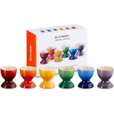 Le Creuset Rainbow skleničky na vajíčka barevné 6 ks