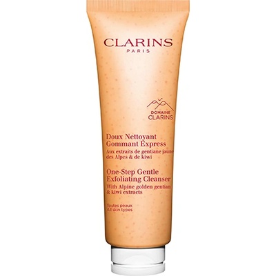 Clarins One Step Gentle Exfoliating Cleanser деликатен ексфолиращ гел за всички типове кожа на лицето за жени 125 мл