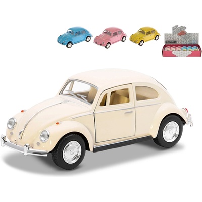 Kinsmart VW Classical Beetle ružový 1:64