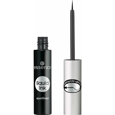 Essence Liquid Ink Eyeliner Waterproof oční linky Black 3 ml