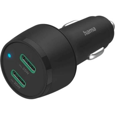 Hama 2 x USB-C Car adapter - 45W (HAMA-201632)