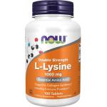 NOW NOW L-Lysine 1000mg, 100 Tablets - fitnesdobavki - 22,98 лв