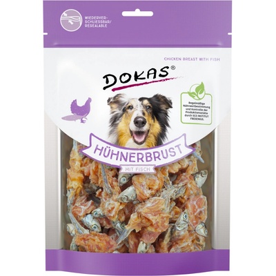 Dokas Rybičky obalené kuřecím masem 220 g
