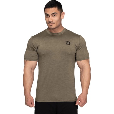 Better Bodies Essex Stripe Tee Washed Green Melange Better Bodies zelená