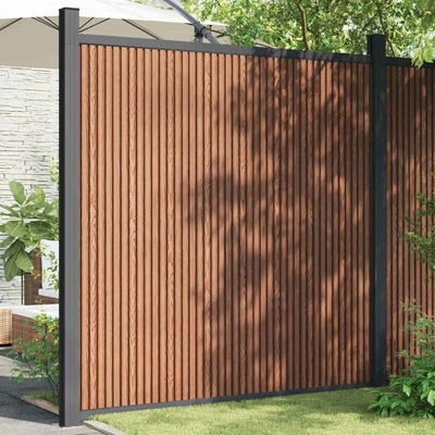 vidaXL Plotový dílec WPC hnědý 173 x 186 cm