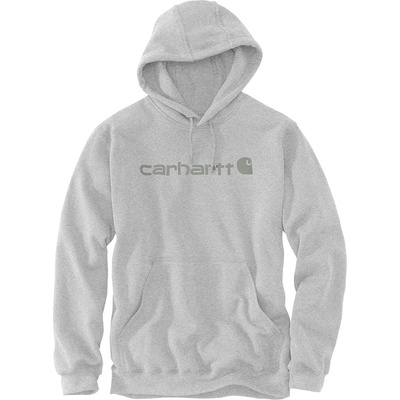 Carhartt WIP Мъжки суичър Carhartt Signature Logo Sweatshirt Hoodie - Heather Gray / Gray - размер XL (017-2834-1014)