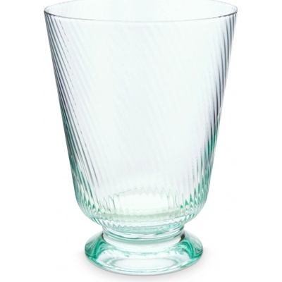 PIP Studio Sklenice na vodu Twisted zelená 360 ml