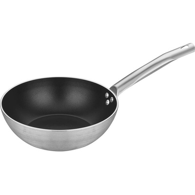 STALGAST Hliníková pánev wok s nepřilnavým povrchem na indukci o objemu 4,2 l a průměru 280 mm Comfort Plus