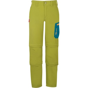Trollkids Детски панталон със свалящи крачоли Trollkids Kid's Preikestolen Double Zip-Off Pants Zip-off trousers - Pear Green / Lagoon Green / Sahara Sunset - размер 152 (EU) (701-2961-0520)