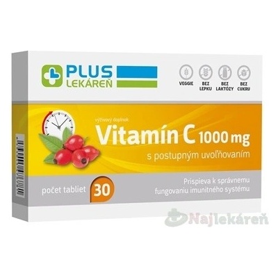 Plus Lekáreň Vitamín C 1000mg 30 tabliet