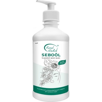 Karel Hadek Seboöl vlasový mycí olej při výskytu lupů 500 ml