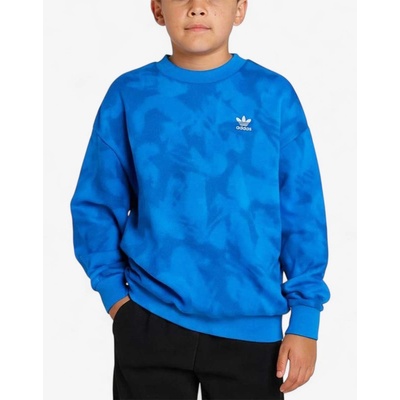 Adidas Originals All Over Print Crewneck Sweatshirt Blue
