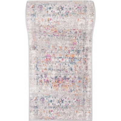 Nej-koberce Lazur D255A šedý / růžový metráž 70 cm