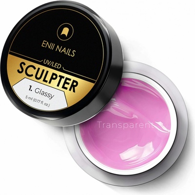 Enii Nails Sculpter stavební UV/Led gel 1 glassy 5 ml