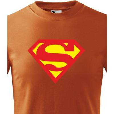 Dětské tričko Superman Oranžová Canvas Dětské tričko Bezvatriko.cz 101012 1x