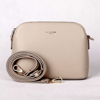 David Jones Tříoddílová malá crossbody kabelka CM6938 šedá