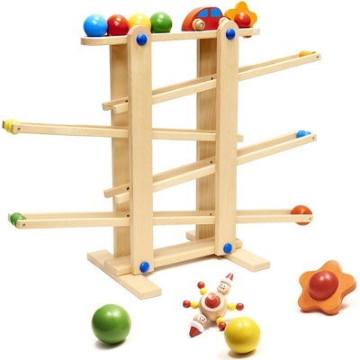 Derrson Dřevěná kuličková dráha XXL 71 cm – Zboží Živě