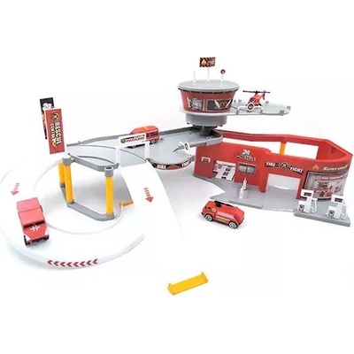 Man Yuk Toys Пожарна станция с паркинг (p825-a)