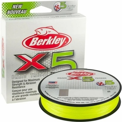 Berkley x5 Braid Flame Green 0, 25 mm 150 m 27, 0 kg Плетена линия (1486750)