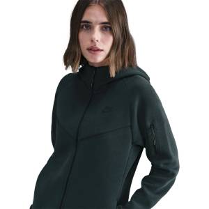 Nike Суичър Nike Women's Tech Fleece Zip Hoodie - Seaweed/Black