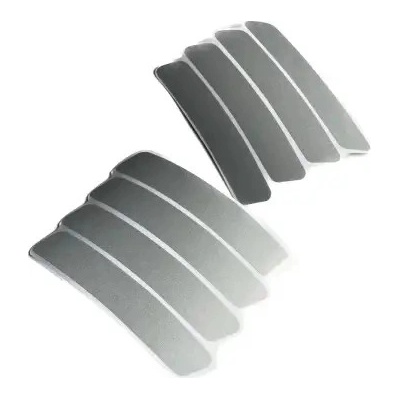 samolepky Shaman Racing reflexní na ráfek 8 ks stříbrná