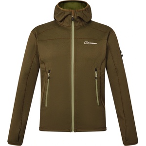 Berghaus Мъжко поларено яке Berghaus Pravitale MTN 2.0 Hooded Jacket Fleece jacket - Dapple / Bark (005-7486-0114)