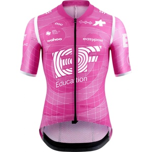 ASSOS Мъжка фланелка с къс ръкав за колоездене ASSOS Mille GT Jersey S11 Evo EF Cycling jersey - EF Design - размер XL (056-4250-0114)