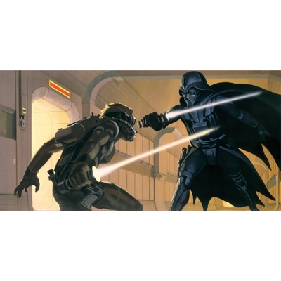 Komar Vliesová fototapeta Star Wars Classic RMQ Vader vs Luke rozměry 500 x 250 cm