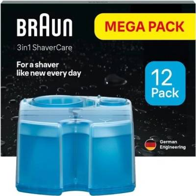 Braun 3 v 1 ShaverCare, čistič holicích hlav 12 ks – Zboží Dáma