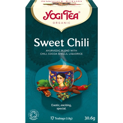YOGI TEA BIO ajurvédský čaj Sweet chilli Tea 17 x 1,8 g