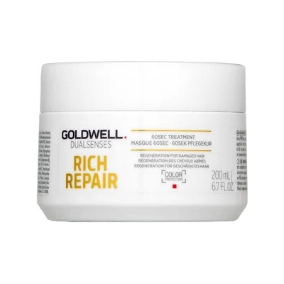 Goldwell Dualsenses Rich Repair 60sec Treatment Маска за суха и увредена коса 200 ml