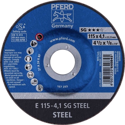 Pferd Brusný kotouč lomený 115 x 22.23 mm 62211436 10 ks
