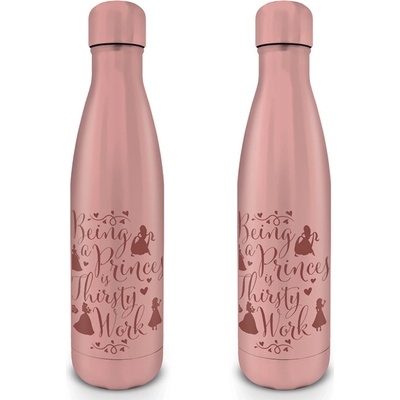 Pyramid Kovová fľaša na nápoj Disney Princess Thirsty Work 550 ml