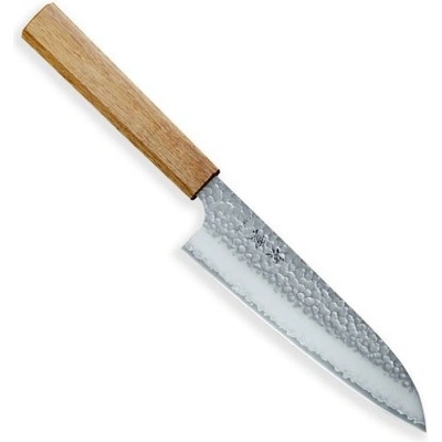KANETSUGU nôž Santoku 170 mm SHIUN VG-2 3 layers japanese OAK