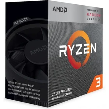 AMD Ryzen 3 3200G 4-Core 3.6GHz AM4 Box with fan and heatsink
