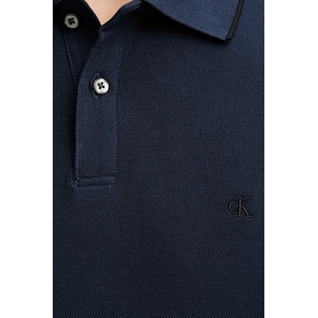 Calvin Klein Памучна тениска с яка Calvin Klein (LV04LC239G)