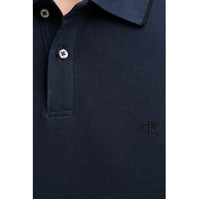 Calvin Klein Памучна тениска с яка Calvin Klein (LV04LC239G)