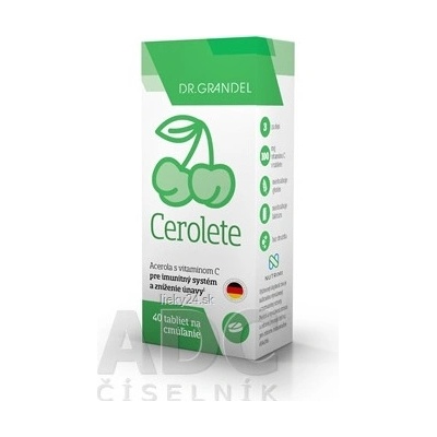 Dr.Grandel Cerolete tablety na cmúľanie 40 ks