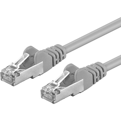 Premiumcord sp6alsoh050 Patch, CAT 6a S-FTP,RJ45-RJ45,LSOH, AWG 26/7, 5m, šedý