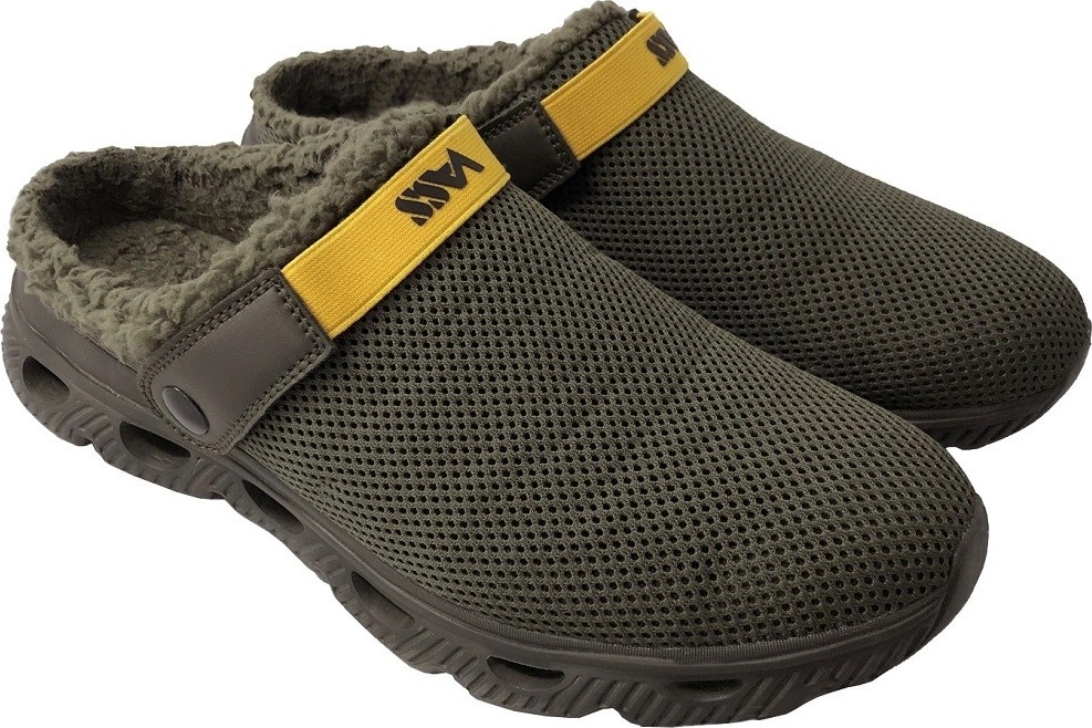 Vass Easy-Bac Ed2 Fishing Trainer Shoes – Men's Khaki Slip-Ons