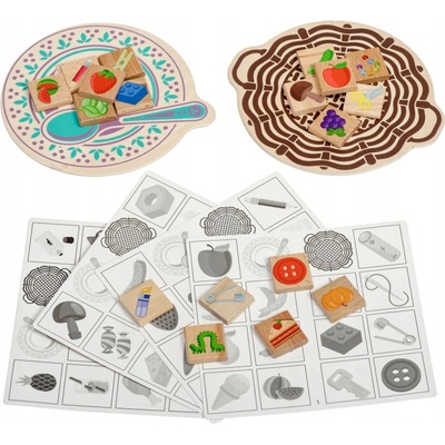 Lucy & Leo 176 Jedlý nejedlý herná súprava 56 dielov s predlohamii