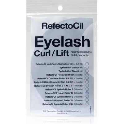 RefectoCil Eyelash Curl natáčky na trvalou na řasy velikost M 36 ks