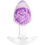 ToyJoy Anal Play Crystal Butt Plug Medium Purple
