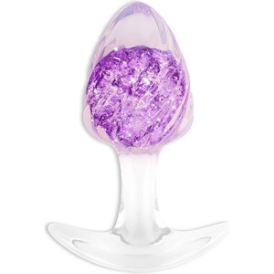 ToyJoy Anal Play Crystal Butt Plug Medium Purple