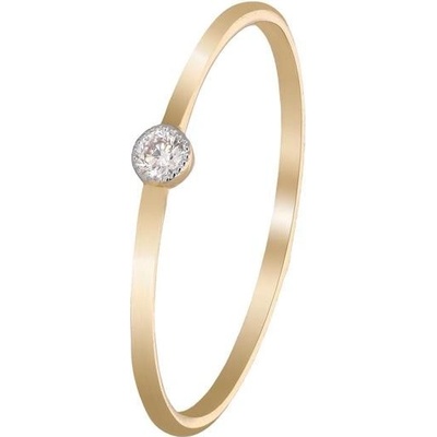 Zlaton Prsten žluté zlato s diamantem 000550812238