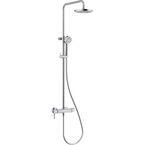Kludi Logo - Душ комплект Dual Shower System със смесител, 20 cm, хром 6808505-00 (6808505-00)