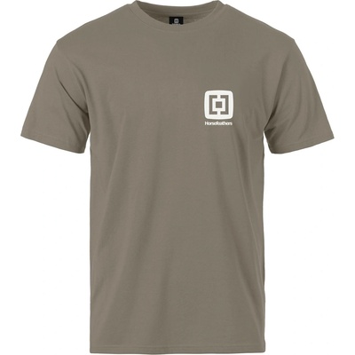 Horsefeathers mini logo hnedo biele